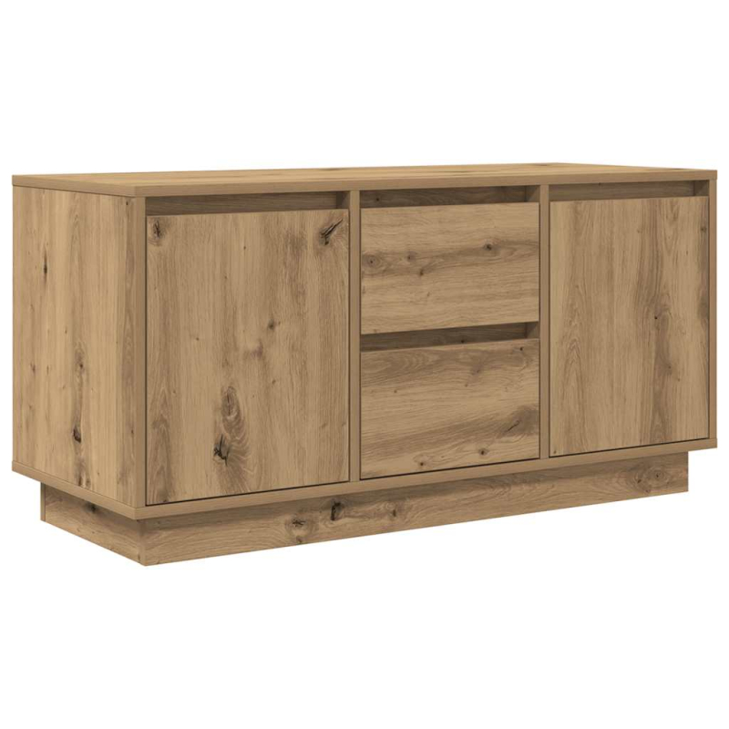 TV-Schrank mit LED-Leuchten Artisan-Eiche 100x41x50 cm