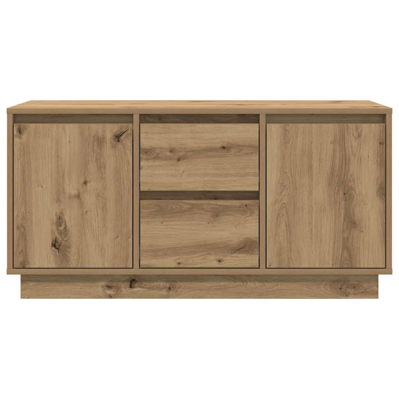 TV-Schrank mit LED-Leuchten Artisan-Eiche 100x41x50 cm