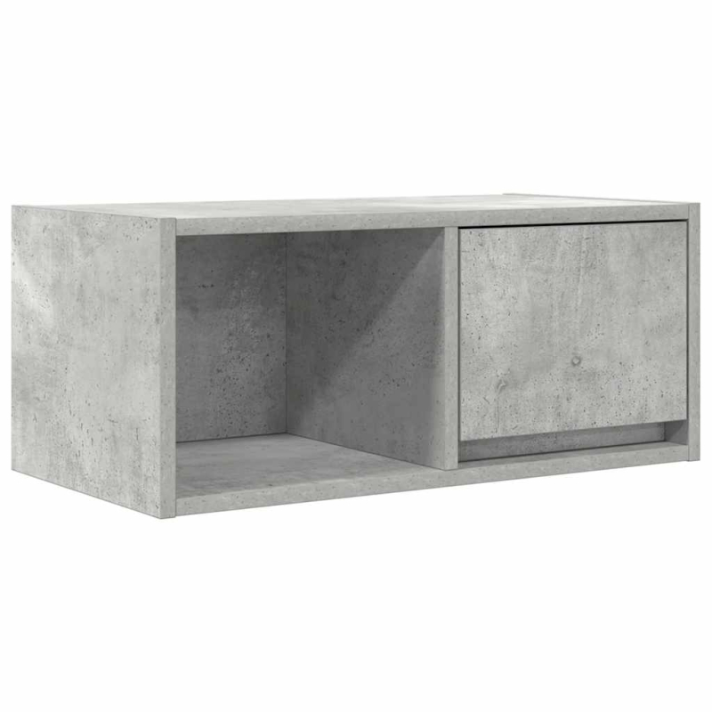 TV-Schrank Betongrau 60x31x25,5 cm Holzwerkstoff