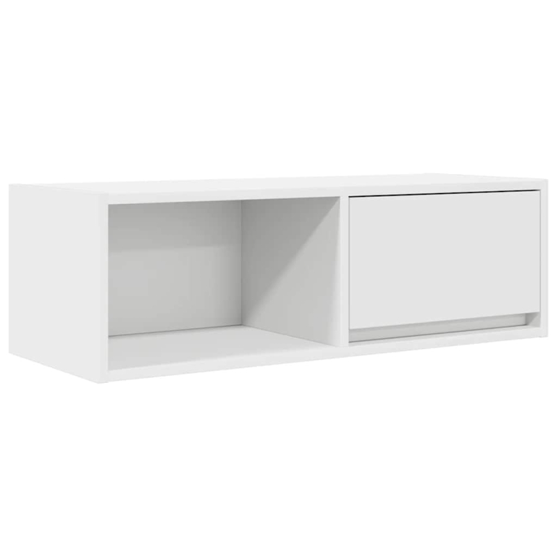 TV-Schrank Weiß 80x31x25,5 cm Holzwerkstoff