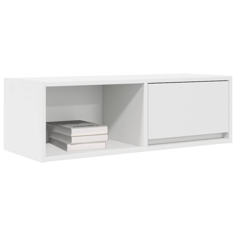 TV-Schrank Weiß 80x31x25,5 cm Holzwerkstoff