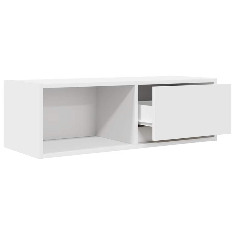 TV-Schrank Weiß 80x31x25,5 cm Holzwerkstoff
