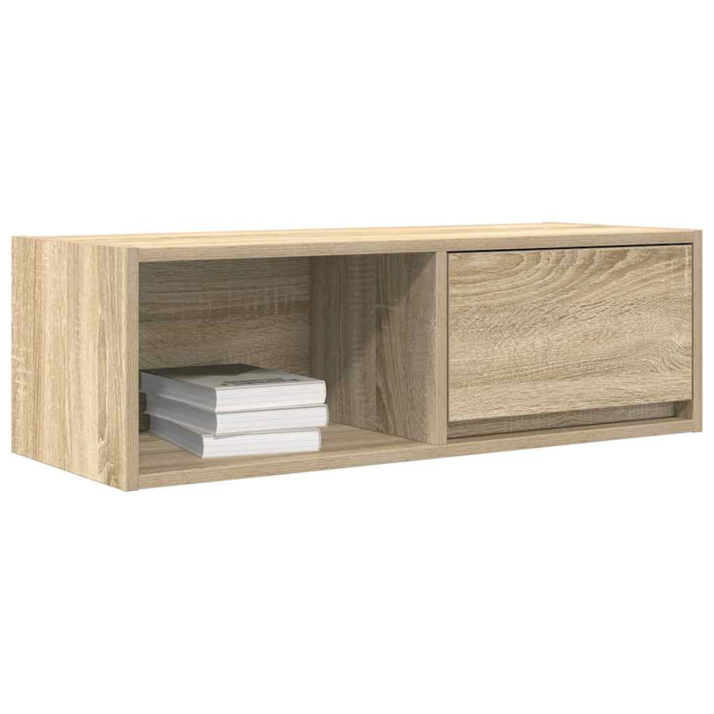 TV-Schränke 2 Stk. Sonoma-Eiche 80x31x25,5 cm Holzwerkstoff