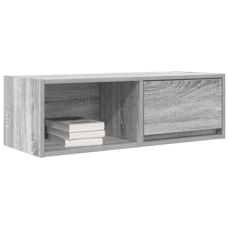 TV-Schränke 2 Stk. Grau Sonoma 80x31x25,5 cm Holzwerkstoff