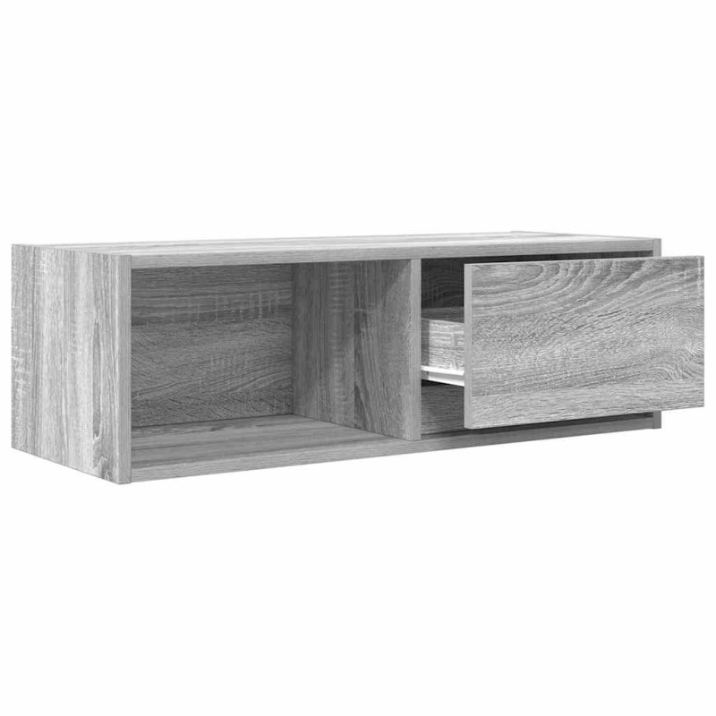 TV-Schränke 2 Stk. Grau Sonoma 80x31x25,5 cm Holzwerkstoff