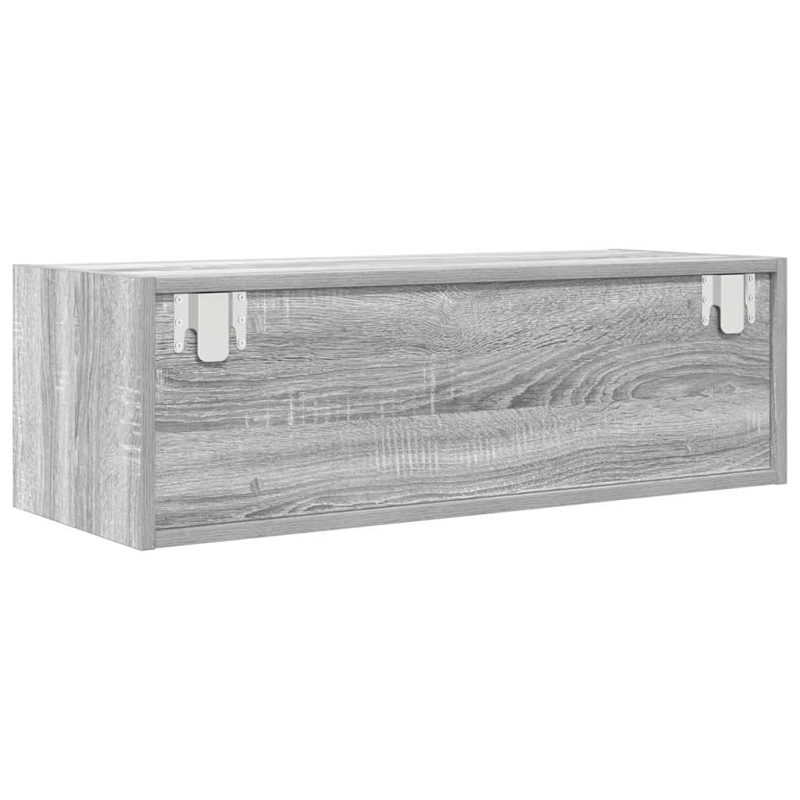 TV-Schränke 2 Stk. Grau Sonoma 80x31x25,5 cm Holzwerkstoff
