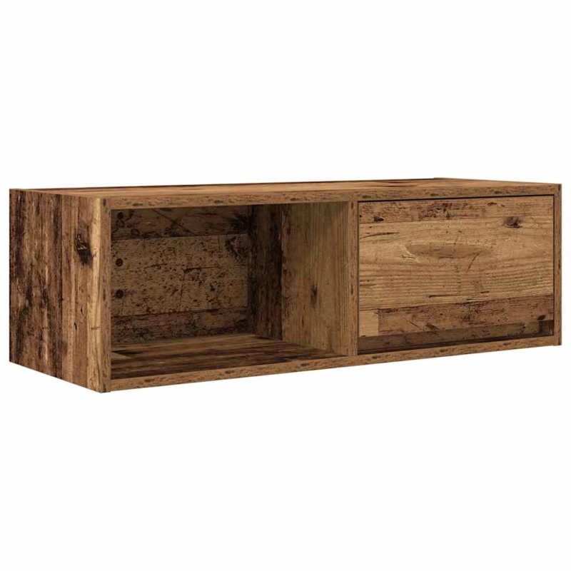 TV-Schränke 2 Stk. Altholz-Optik 80x31x25,5 cm Holzwerkstoff
