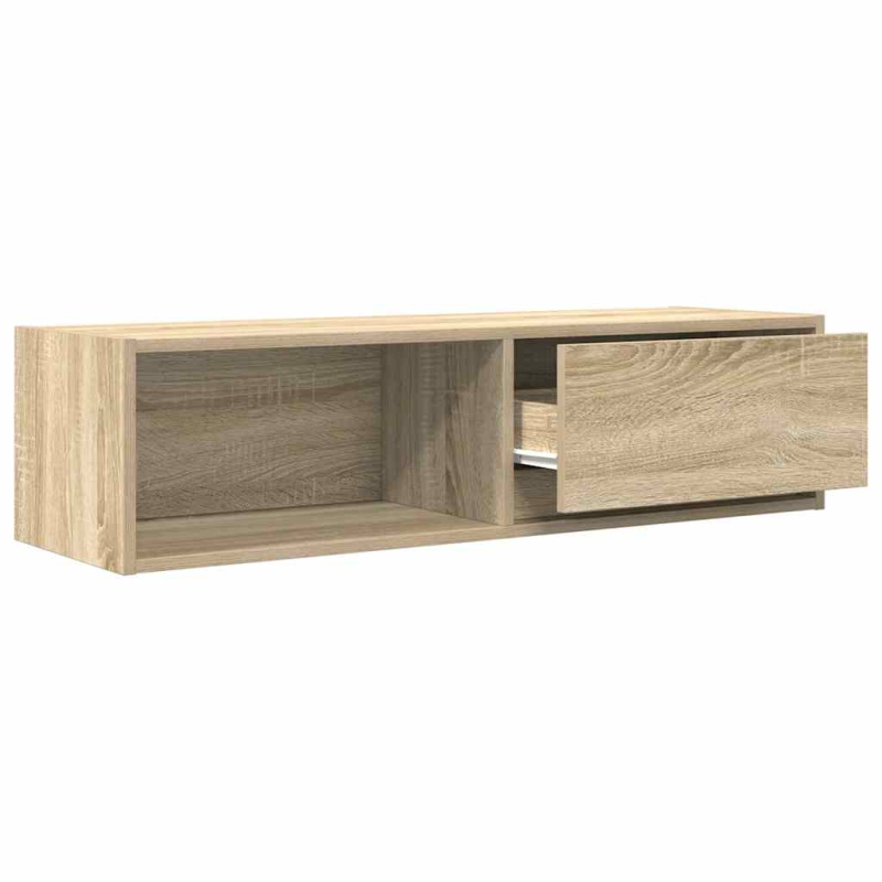 TV-Schränke 2 Stk. Sonoma-Eiche 100x31x25,5 cm Holzwerkstoff