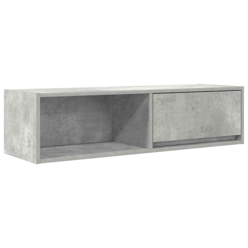 TV-Schränke 2 Stk. Betongrau 100x31x25,5 cm Holzwerkstoff