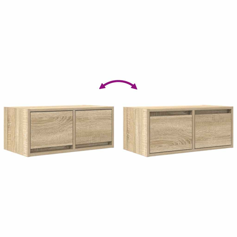 TV-Schrank Sonoma-Eiche 60x31x25,5 cm Holzwerkstoff