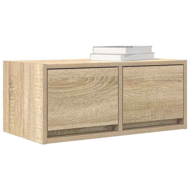 TV-Schränke 2 Stk. Sonoma-Eiche 60x31x25,5 cm Holzwerkstoff