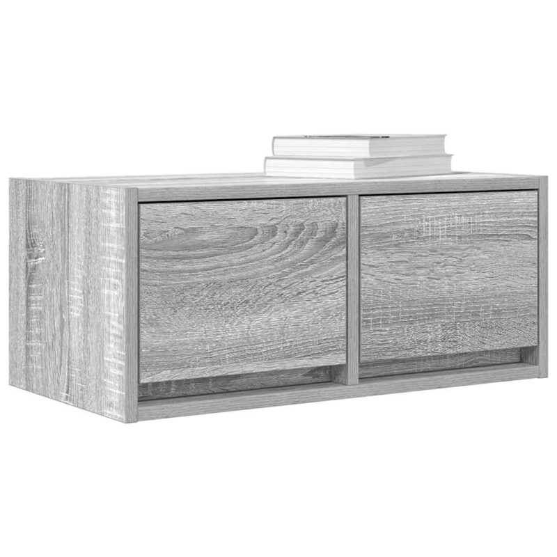 TV-Schränke 2 Stk. Grau Sonoma 60x31x25,5 cm Holzwerkstoff