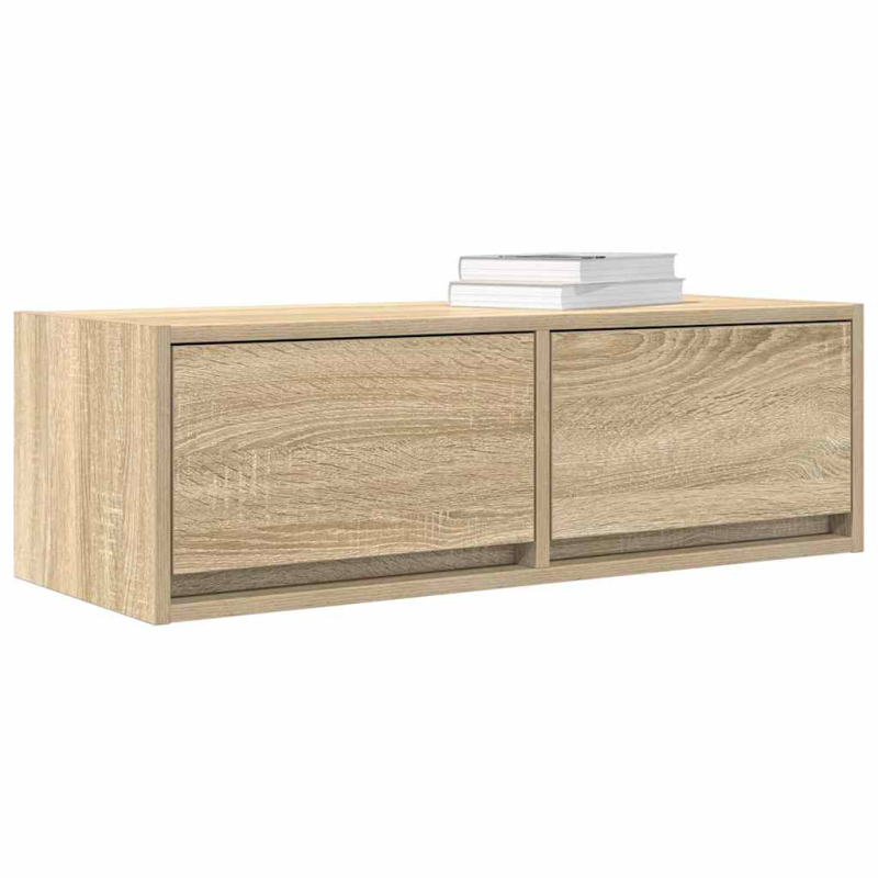 TV-Schränke 2 Stk. Sonoma-Eiche 80x31x25,5 cm Holzwerkstoff