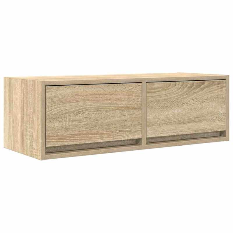 TV-Schränke 2 Stk. Sonoma-Eiche 80x31x25,5 cm Holzwerkstoff