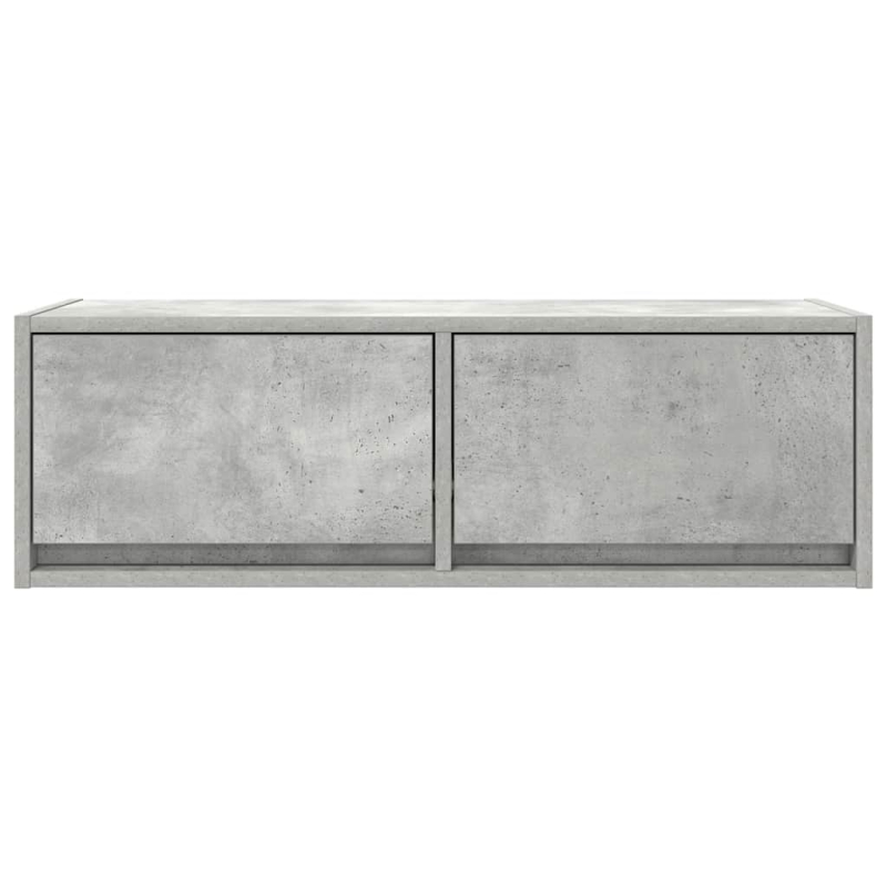 TV-Schrank Betongrau 80x31x25,5 cm Holzwerkstoff