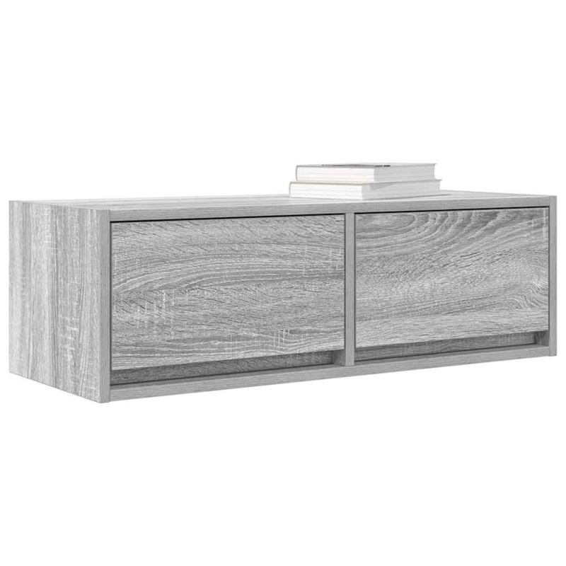 TV-Schränke 2 Stk. Grau Sonoma 80x31x25,5 cm Holzwerkstoff