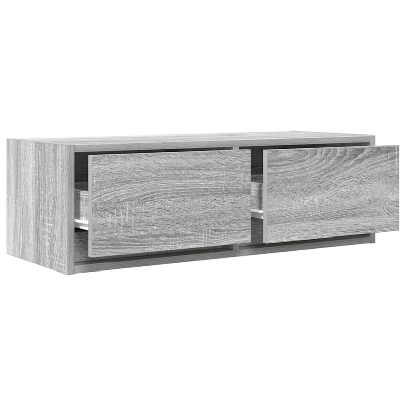 TV-Schränke 2 Stk. Grau Sonoma 80x31x25,5 cm Holzwerkstoff