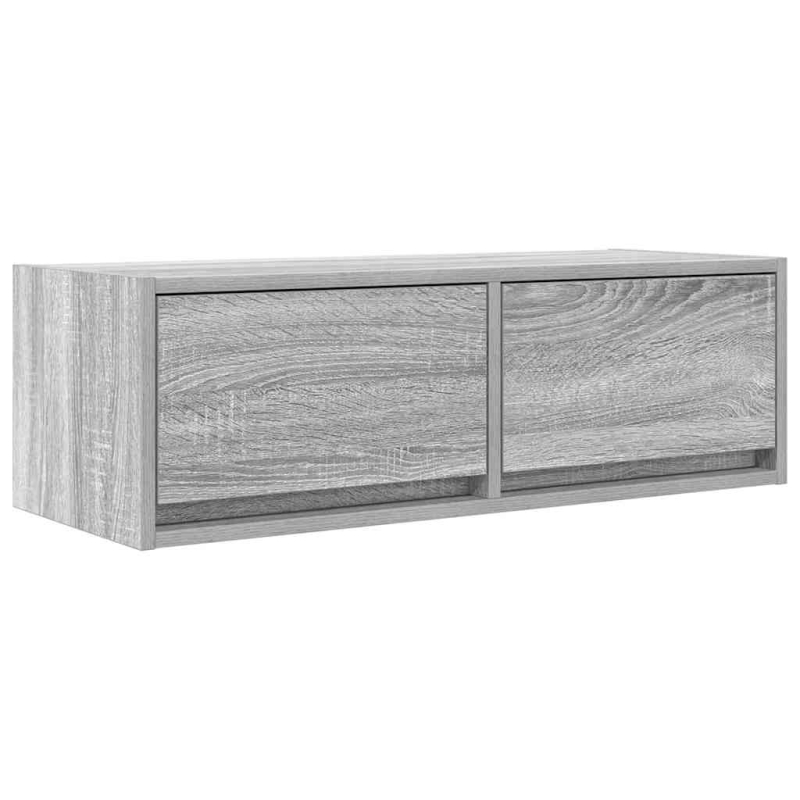 TV-Schränke 2 Stk. Grau Sonoma 80x31x25,5 cm Holzwerkstoff