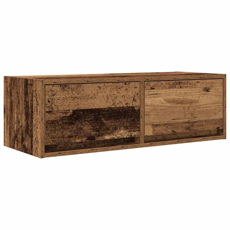 TV-Schränke 2 Stk. Altholz-Optik 80x31x25,5 cm Holzwerkstoff