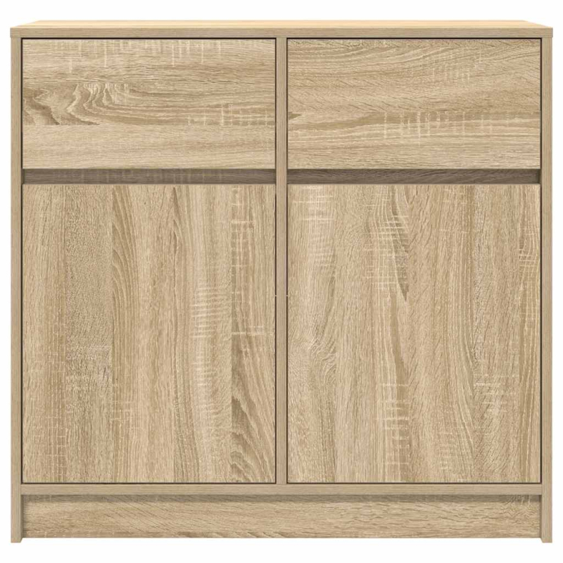 Sideboard mit Schublade Sonoma-Eiche 80x34x76 cm Holzwerkstoff