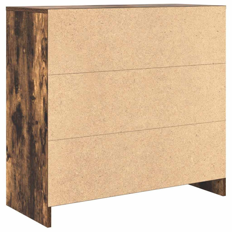 Sideboard mit Schublade Räuchereiche 80x34x76 cm Holzwerkstoff