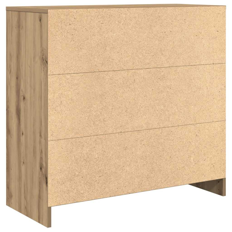 Sideboard mit Schublade Artisan-Eiche 80x34x76 cm Holzwerkstoff