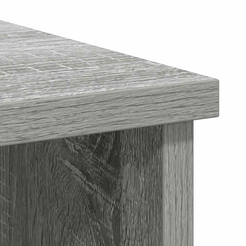 Sideboard mit Schublade Grau Sonoma 101x35x76 cm Holzwerkstoff
