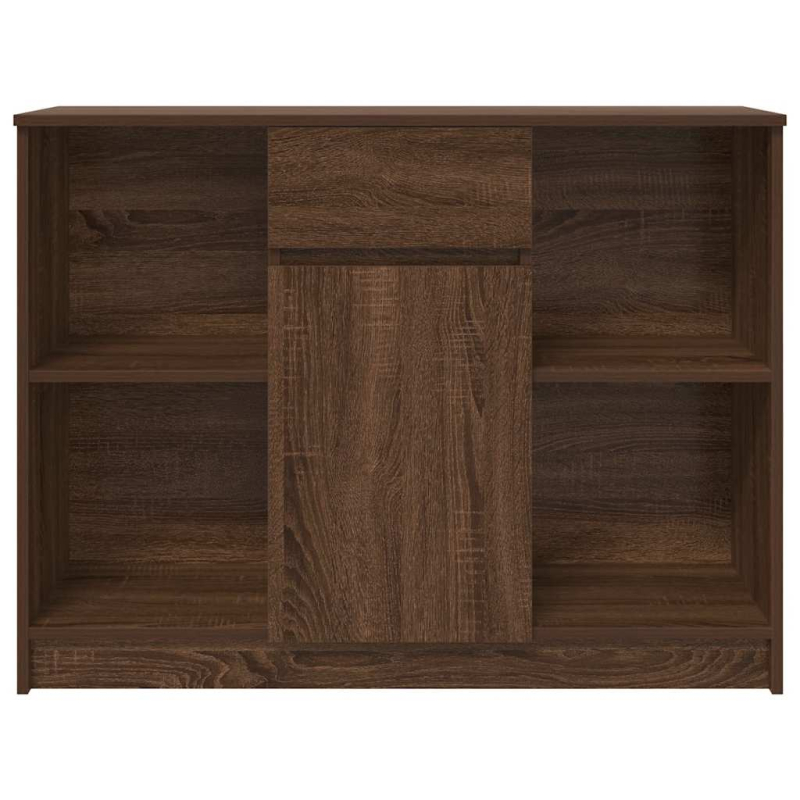 Sideboard mit Schublade Braun Eichen-Optik 101x35x76 cm