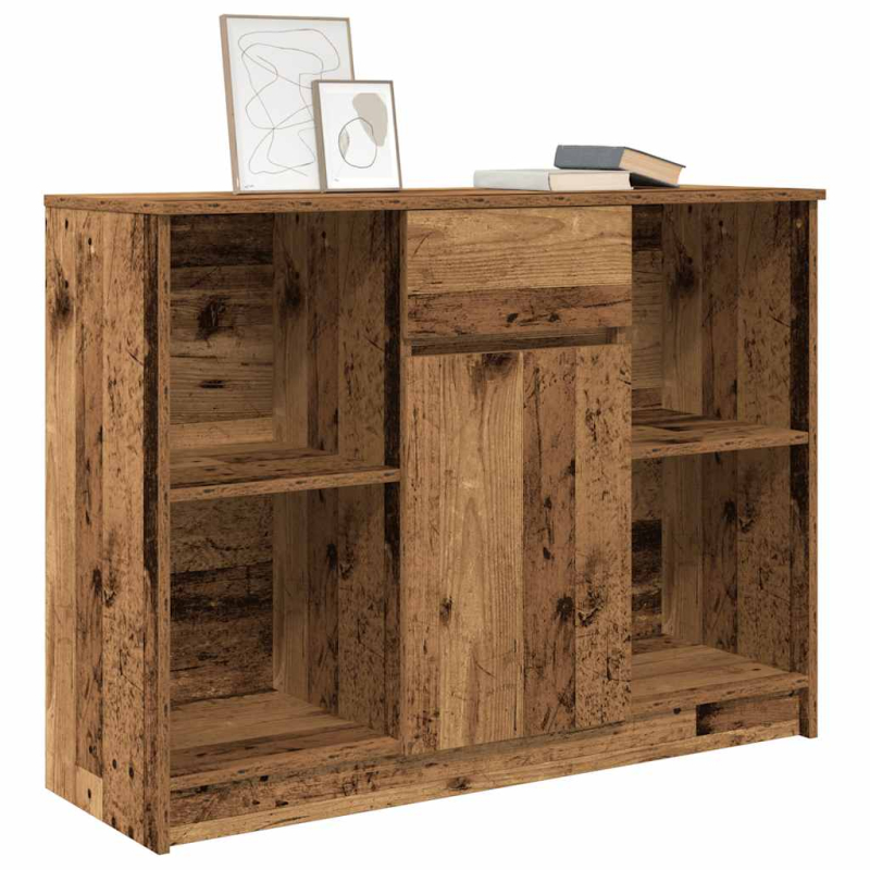 Sideboard mit Schublade Altholz-Optik 101x35x76cm Holzwerkstoff