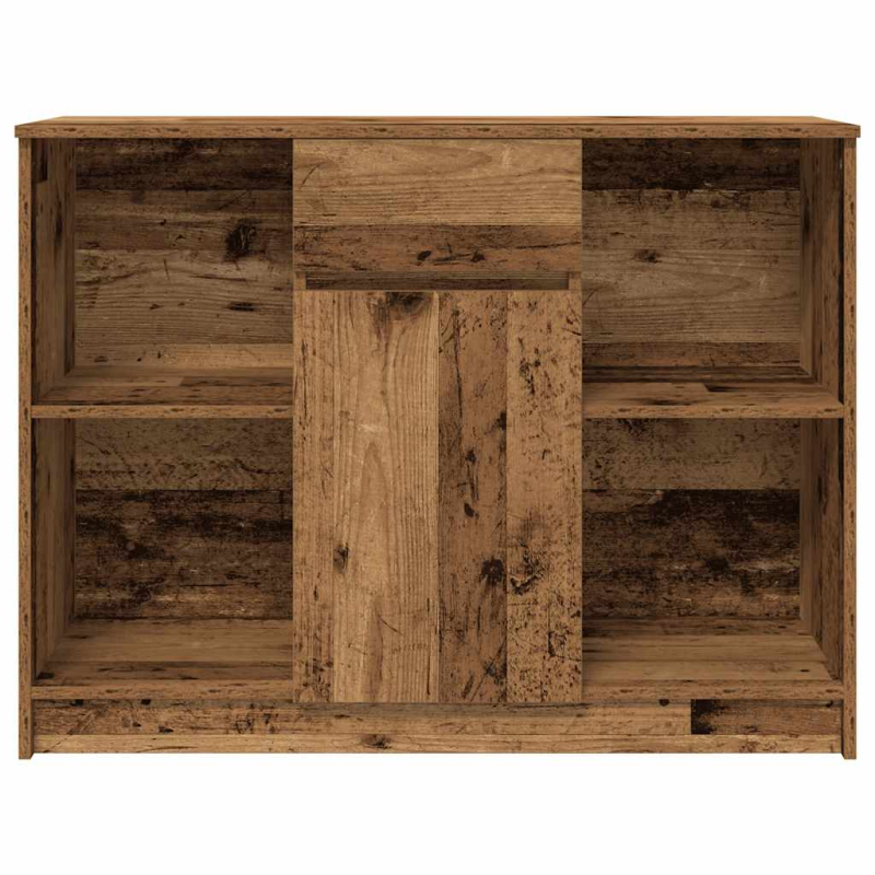Sideboard mit Schublade Altholz-Optik 101x35x76cm Holzwerkstoff