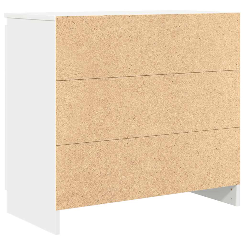 Sideboard mit Schublade Weiß 71x35x65 cm Holzwerkstoff