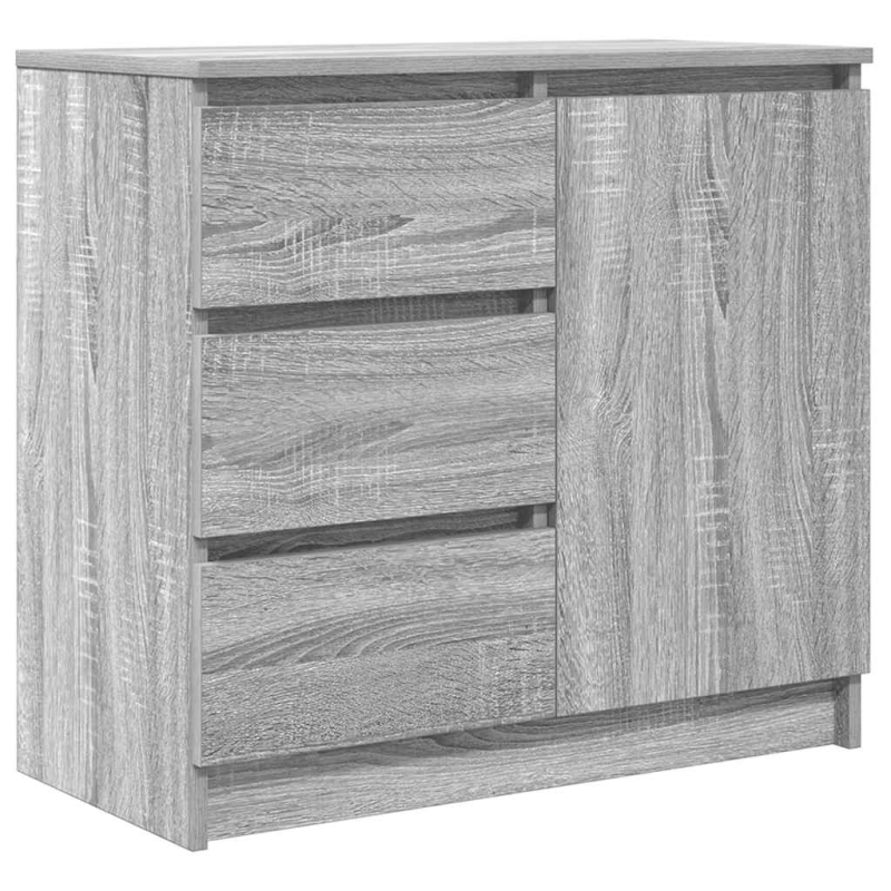 Sideboard mit Schublade Grau Sonoma 71x35x65 cm Holzwerkstoff