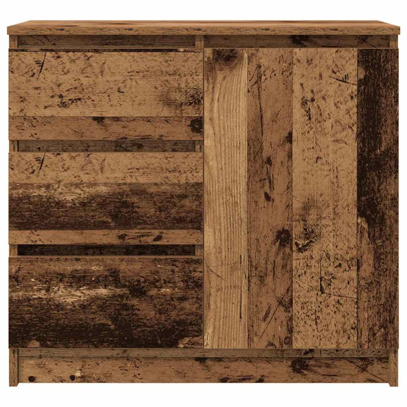 Sideboard mit Schublade Altholz-Optik 71x35x65 cm Holzwerkstoff