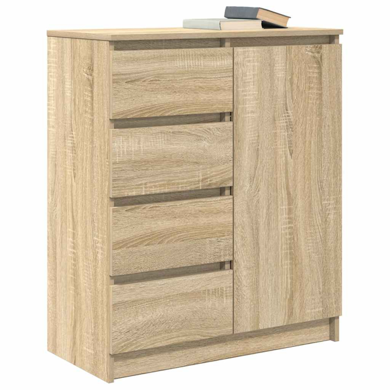 Sideboard mit Schubladen Sonoma-Eiche 71x35x84 cm Holzwerkstoff