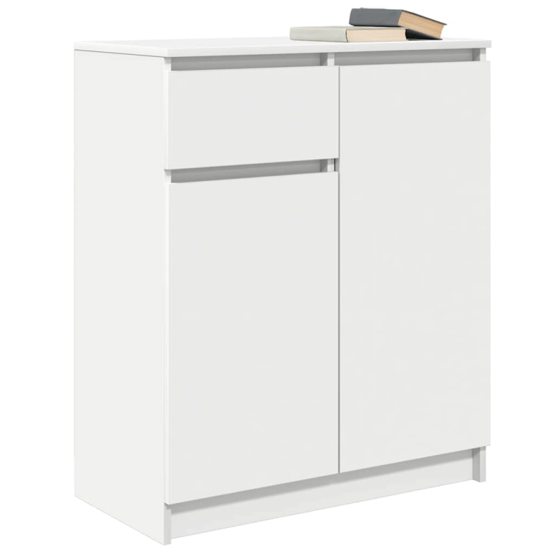 Sideboard mit Schublade Weiß 71x35x84 cm Holzwerkstoff