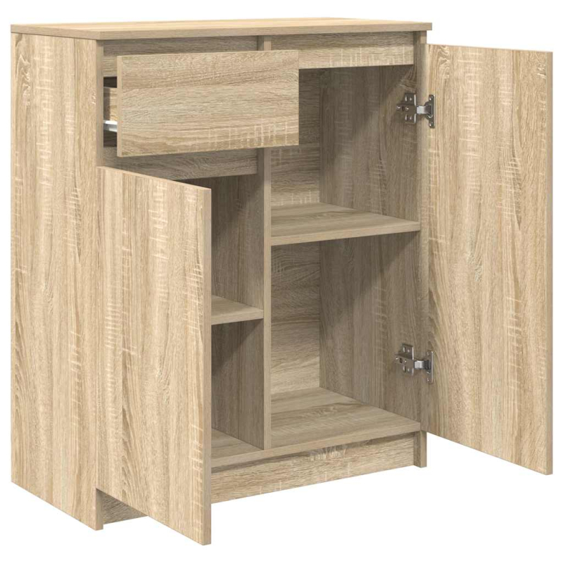 Sideboard mit Schublade Sonoma-Eiche 71x35x84 cm Holzwerkstoff