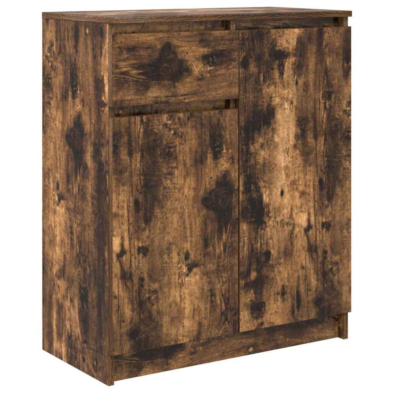 Sideboard mit Schublade Räuchereiche 71x35x84 cm Holzwerkstoff