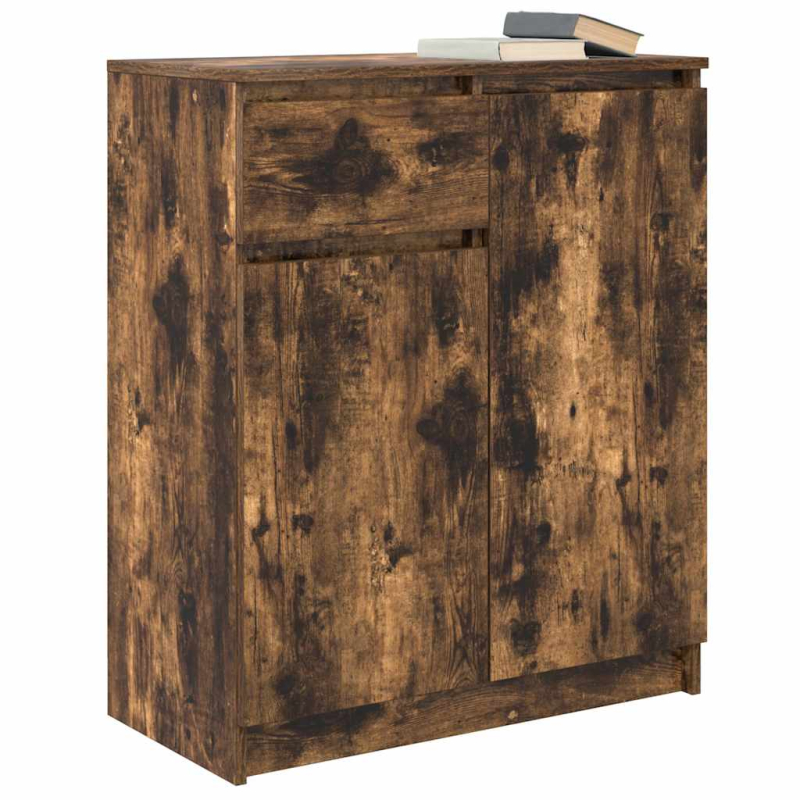 Sideboard mit Schublade Räuchereiche 71x35x84 cm Holzwerkstoff