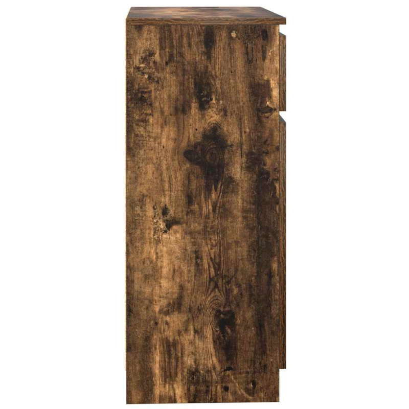 Sideboard mit Schublade Räuchereiche 71x35x84 cm Holzwerkstoff