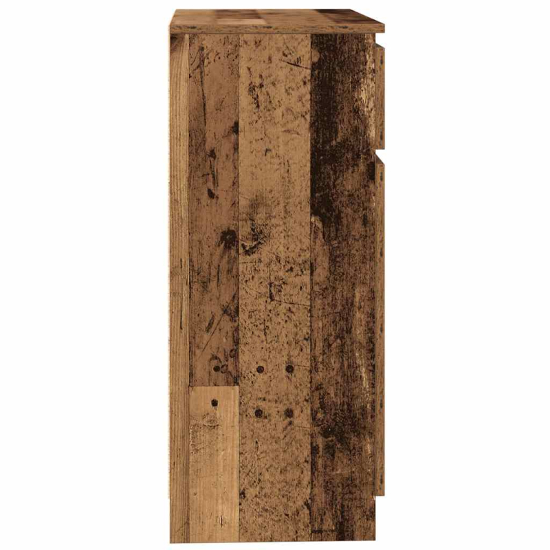 Sideboard mit Schublade Altholz-Optik 71x35x84 cm Holzwerkstoff