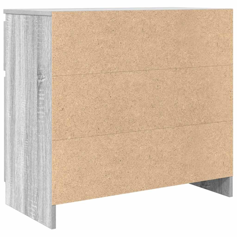 Sideboard mit Schublade Grau Sonoma 71x35x65 cm Holzwerkstoff