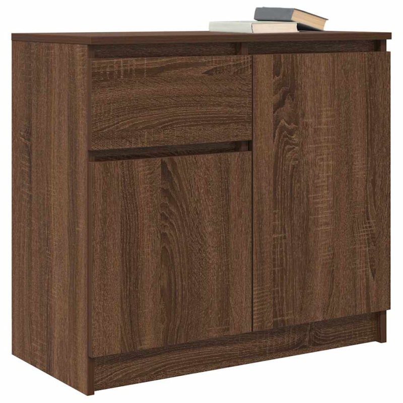 Sideboard mit Schublade Braun Eichen-Optik 71x35x65 cm