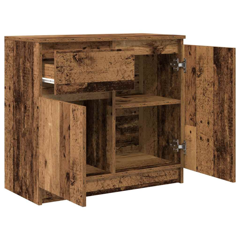 Sideboard mit Schublade Altholz-Optik 71x35x65 cm Holzwerkstoff