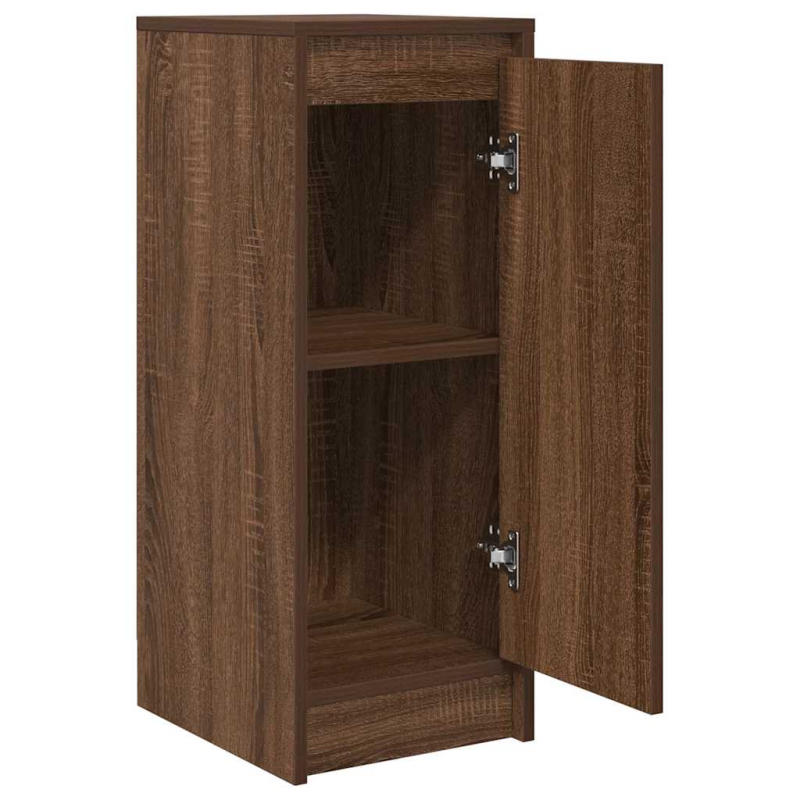 Sideboard Braun Eichen-Optik 29,5x34x76 cm Holzwerkstoff