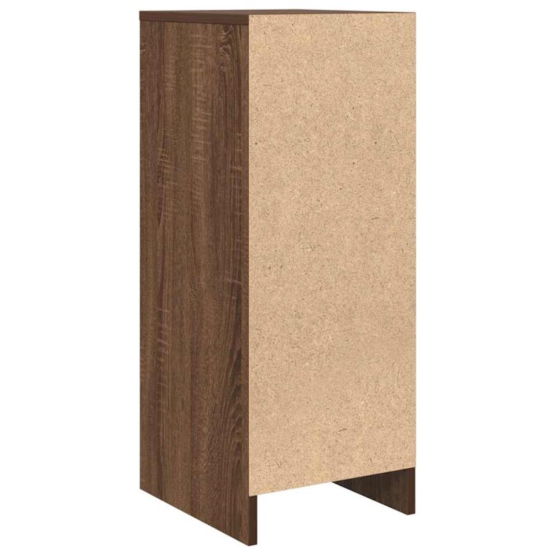 Sideboard Braun Eichen-Optik 29,5x34x76 cm Holzwerkstoff