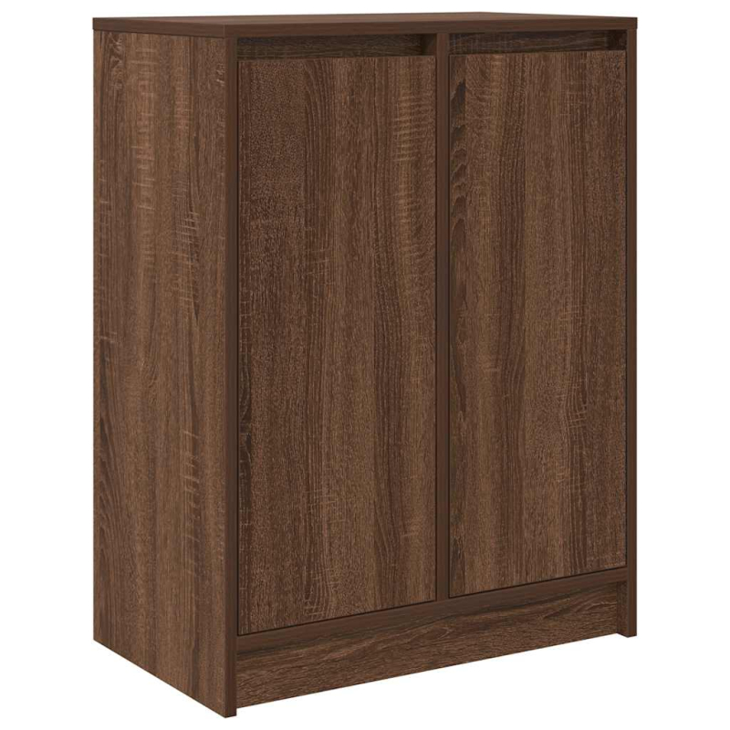 Sideboard Braun Eichen-Optik 57x34x76 cm Holzwerkstoff