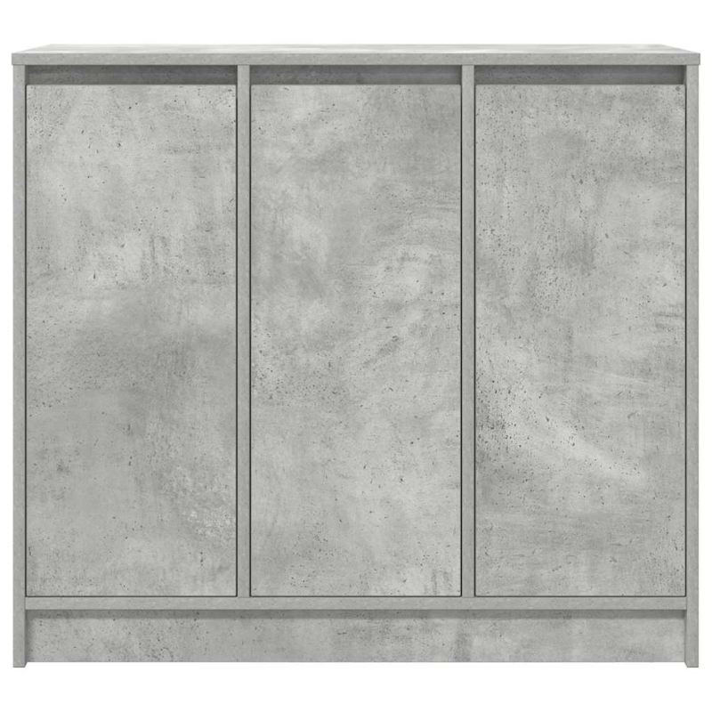 Sideboard Betongrau 85x34x76 cm Holzwerkstoff