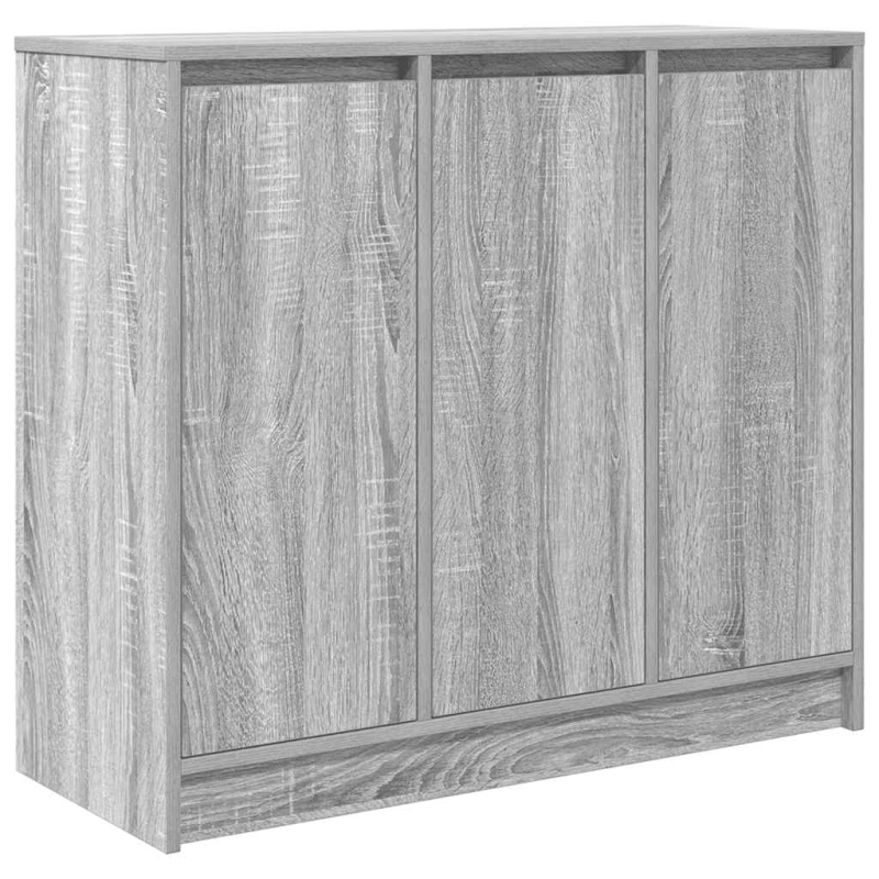 Sideboard Grau Sonoma 85x34x76 cm Holzwerkstoff