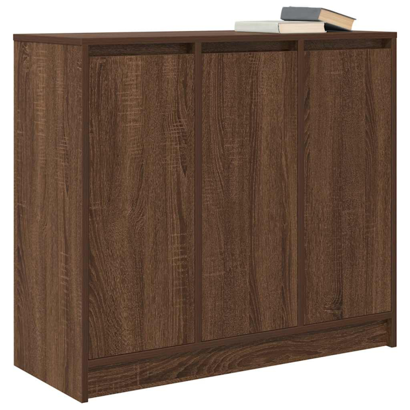 Sideboard Braun Eichen-Optik 85x34x76 cm Holzwerkstoff