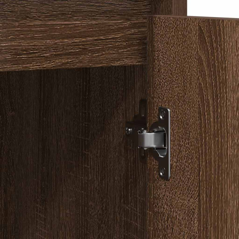 Sideboard Braun Eichen-Optik 85x34x76 cm Holzwerkstoff